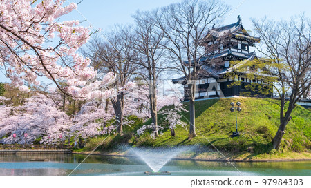 Takada Castle Ruins Park (Spring) Takada Castle Ruins Park (Spring) 97984303