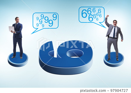Argument over the numbers 9 and 6 97984727