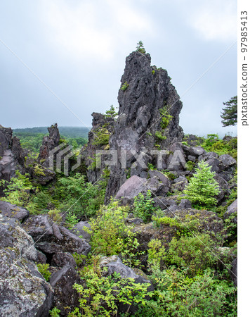 Onioshidashi, nature created by the volcanic eruption of Mt. Asama Onioshidashi, nature created by the volcanic eruption of Mt. Asama 97985413