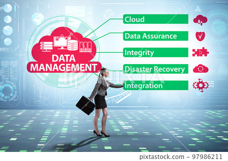 Data management concept with business people Data management concept with business people 97986211