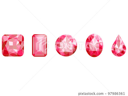 red jewelry illustration set picture material red jewelry illustration set picture material 97986361