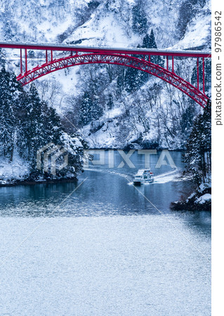 Shogawa Gorge (Winter) 97986542