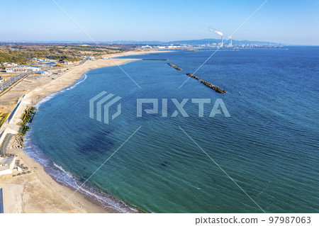 Ajigaura Beach in Spring (Hitachinaka City, Ibaraki Prefecture) 97987063
