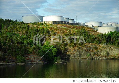 Oil storage base near Stockholm 97987140