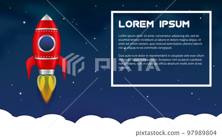 Rocket in Sky Rocket in Sky 97989804
