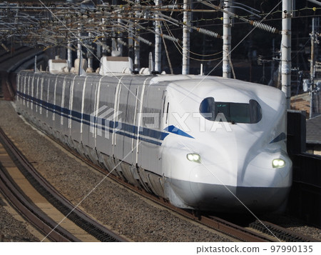 大津市瀬田附近的新幹線 N700S J2 編隊 97990135