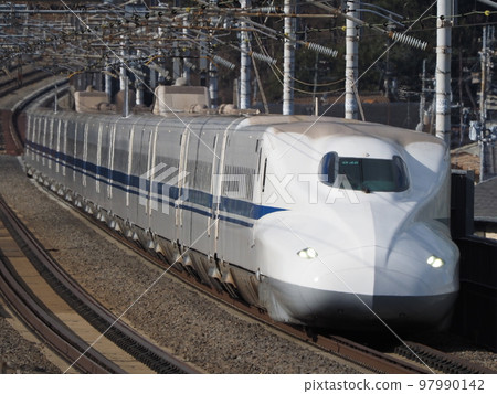 Shinkansen N700A near Seta, Otsu City 97990142