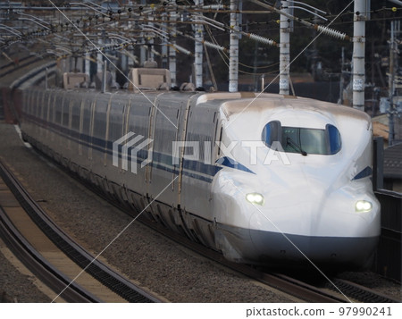Shinkansen N700S H1 formation near Seta, Otsu City Shinkansen N700S H1 formation near Seta, Otsu City 97990241