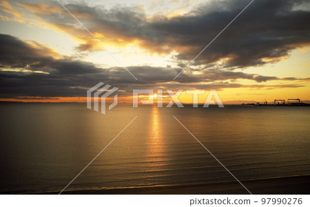 Sunrise at Tsu City Yacht Harbor_No2 Sunrise at Tsu City Yacht Harbor_No2 97990276