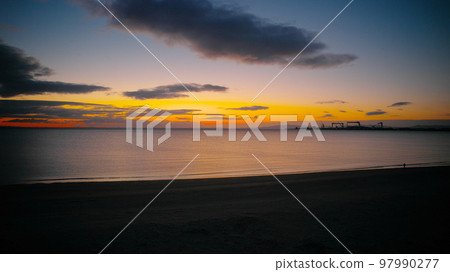 Sunrise at Tsu City Yacht Harbor_No3 Sunrise at Tsu City Yacht Harbor_No3 97990277