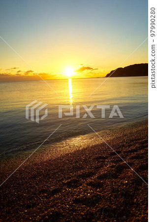 Sunrise in Osatsu Town_No1 Sunrise in Osatsu Town_No1 97990280