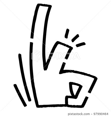 棍子人舉手說話 97990464