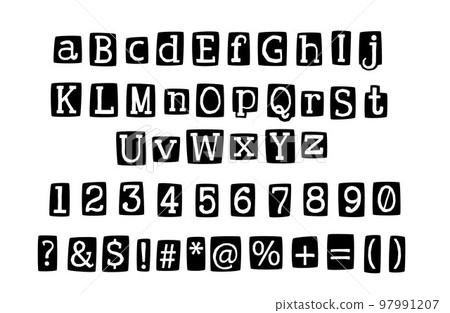 Anonymous Clippings Font