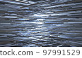 CG image for the background that imaged technology such as data communication, composition with depth, gray 97991529