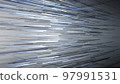 CG image for the background that imaged technology such as data communication, composition with depth, gray 97991531
