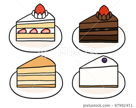 4種脆餅的插圖 97992451