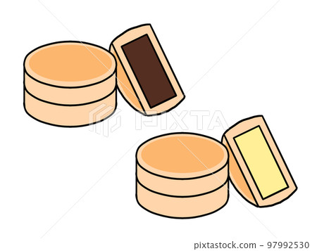 Illustration of two types of large-sized grill 97992530