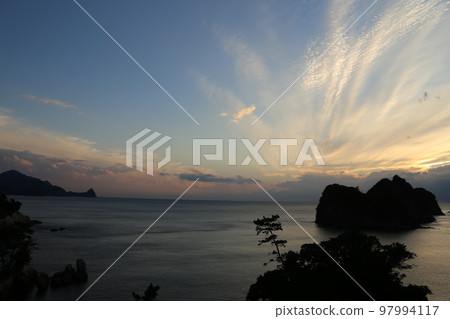 Sunset from the hot spring town Sunset from the hot spring town 97994117