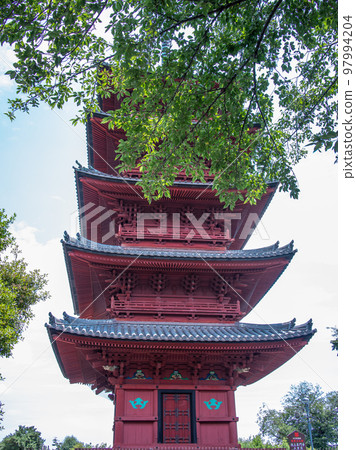 夏天的池上本門寺 夏天的池上本門寺 97994204