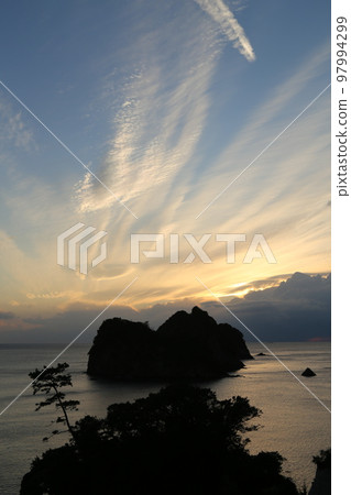 Sunset from the hot spring town Sunset from the hot spring town 97994299