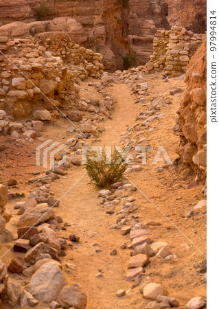 Al Beidha prehistoric settlement, Petra, Jordan 97994814