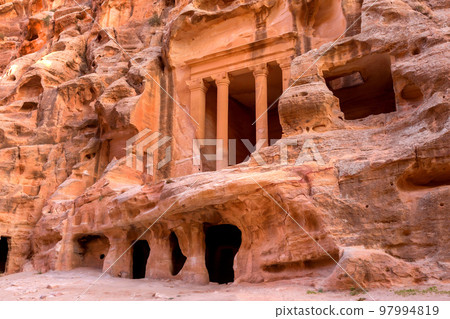 Triclinium at Little Petra, Siq al-Barid, Jordan 97994819