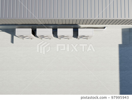 3d rendering of condenser unit or compressor. 97995943