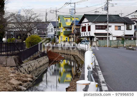 View of Koshigaya area from Soka waterway and cityscape (near Aoyagi 3-chome) 97996650