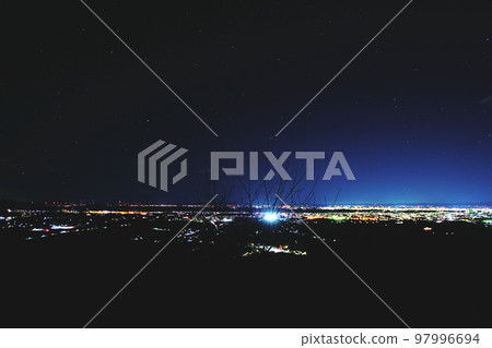 Night view of Utsunomiya from Takiyama / Utsunomiya City, Tochigi Prefecture Night view of Utsunomiya from Takiyama / Utsunomiya City, Tochigi Prefecture 97996694