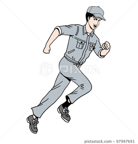 日本工人跑步 97997691