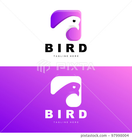 Bird Logo, Bird Wings Vector, Minimalist Design, For Product Branding, Template Icon Illustration 97998004