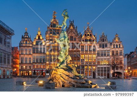 Antwerp, Belgium Cityscape 97999397