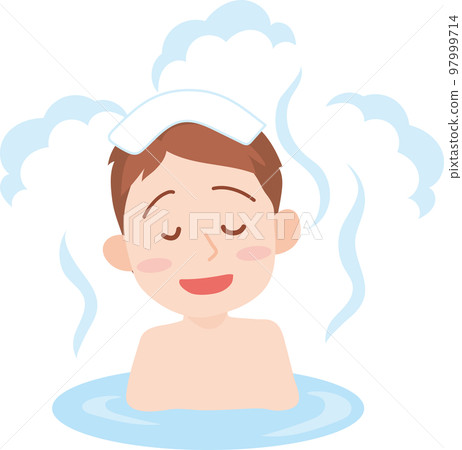 People who soak in hot springs _ men People who soak in hot springs _ men 97999714