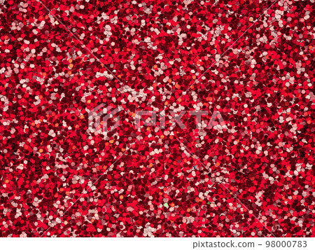 Contrast dark red glitter background sparkling shiny wrapping paper texture for Christmas holiday seasonal wallpaper decoration, Valentines greeting and wedding invitation card design element. 98000783