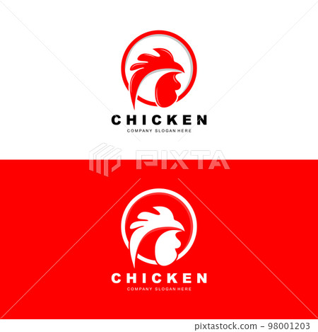 Chicken Logo, Farm Animal Vector, Design For Chicken Farm, Fried Chicken Restaurant, Cafe Chicken Logo, Farm Animal Vector, Design For Chicken Farm, Fried Chicken Restaurant, Cafe 98001203