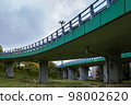 Bridges are decorated with green tiles. 98002620