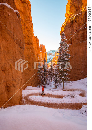 Hike in winter Bryce 98003434