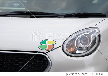 Elderly person mark bonnet passenger car 98004316