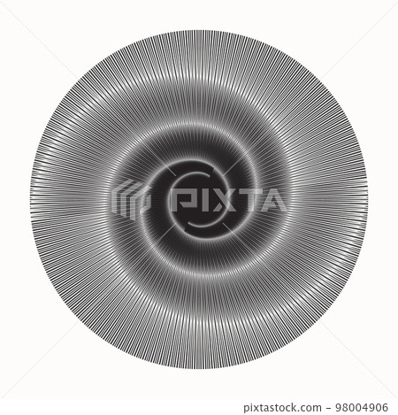 Circle with rotating optical illusion as artistic background, logo or icon. Circle with rotating optical illusion as artistic background, logo or icon. 98004906