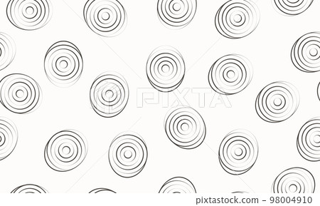 Seamless art circles pattern. Abstract geometric fabric print from circles. Seamless art circles pattern. Abstract geometric fabric print from circles. 98004910
