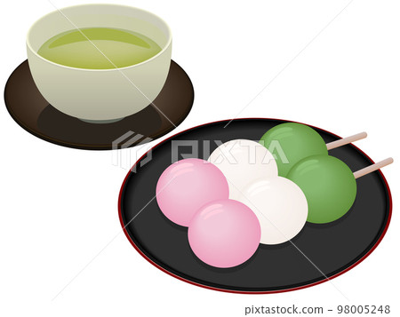 Hanami dumpling Japanese sweets Hanami dumpling Japanese sweets 98005248