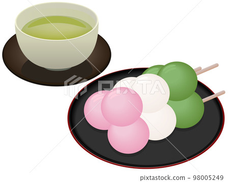Hanami dumpling Japanese sweets 98005249