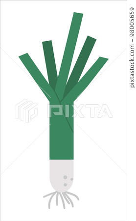 Vector leek on white background. Healthy food icon. Vegetable illustration. Flat hand drawn organic nutrition clipart. Vector leek on white background. Healthy food icon. Vegetable illustration. Flat hand drawn organic nutrition clipart. 98005659