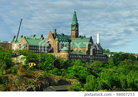 Stockholm's harbor scenery rich in Nordic atmosphere 98007253