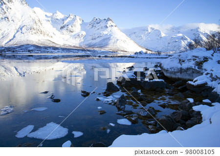 beautiful norwegian landscape 98008105