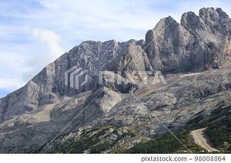 Dolomites alps at Marmolada, Italy  98008864