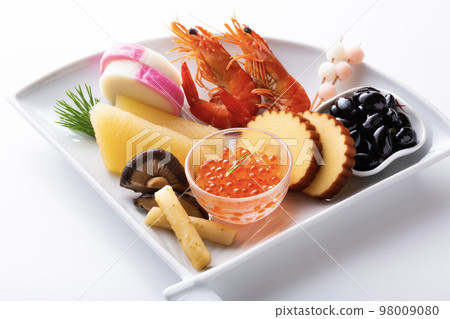 扇形盤上的年菜 98009080