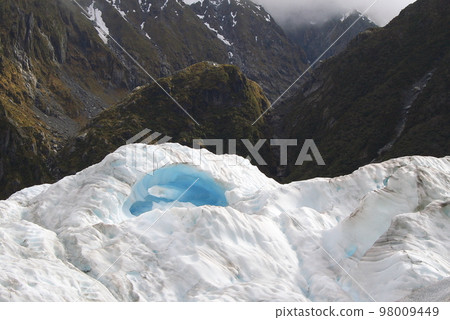 Franz Josef Glacier in Southern Alps, New Zealand South Island Franz Josef Glacier in Southern Alps, New Zealand South Island 98009449