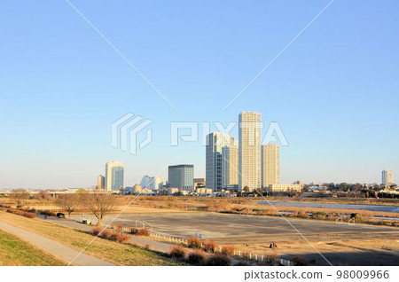 二子玉川和河床風景 98009966