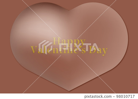 Frame material Beautiful transparent heart with Happy Valentine's Day logo Frame material Beautiful transparent heart with Happy Valentine's Day logo 98010717